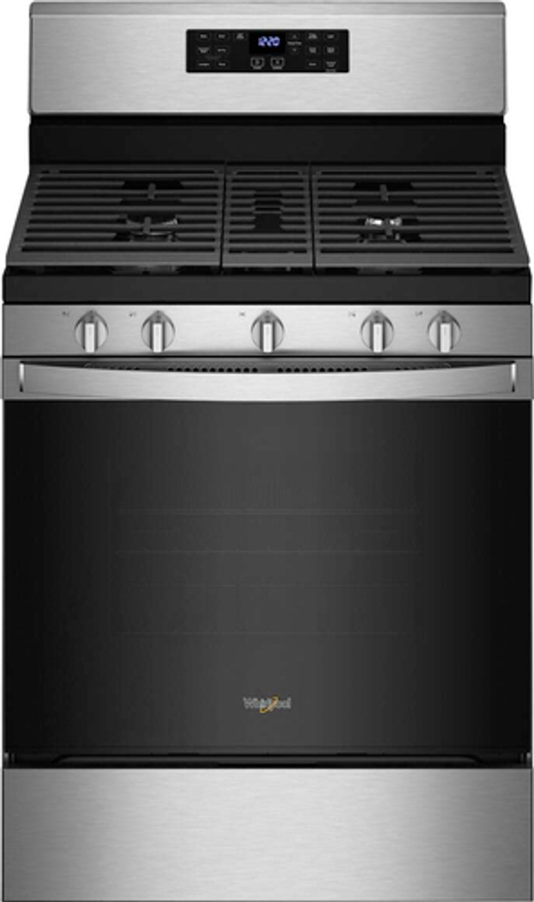 Whirlpool - 5.0 Cu. Ft. Whirlpool® Gas Range with Air Fry for Frozen Foods