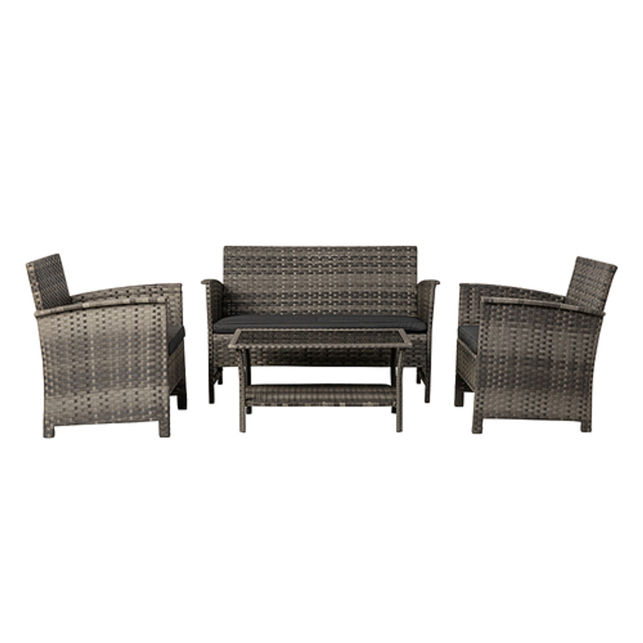 Patio Sense - Jareth Wicker Patio Set