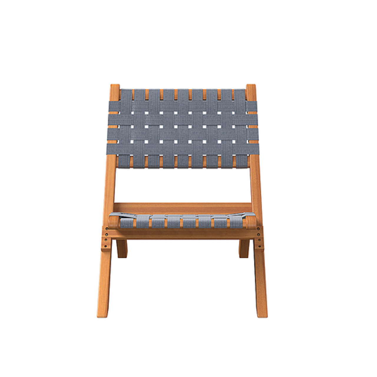 Patio Sense - Sava Folding Outdoor Chair, Gray