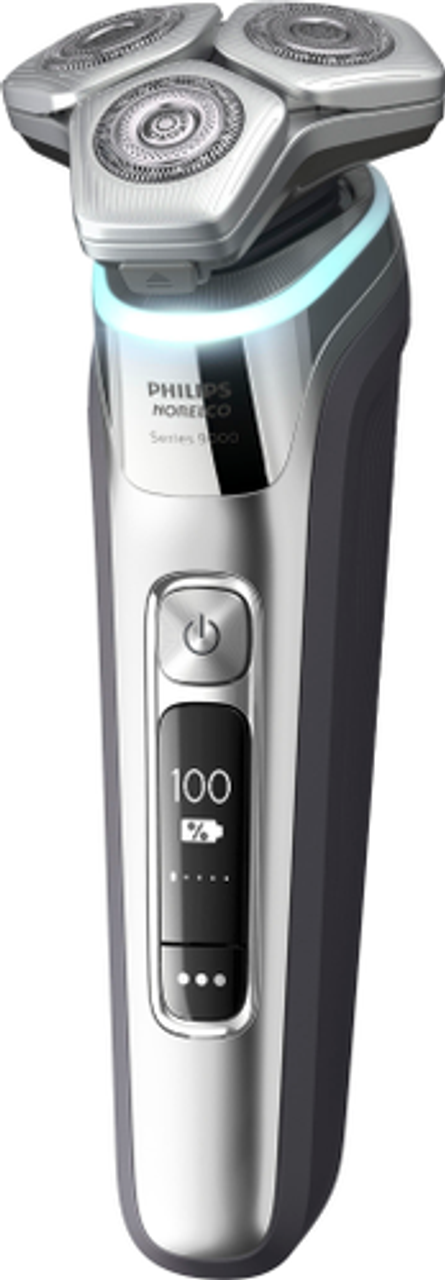 Philips Norelco 9500 Rechargeable Wet & Dry Electric Shaver with Quick Clean, Travel Case, Pop up Trimmer - Silver
