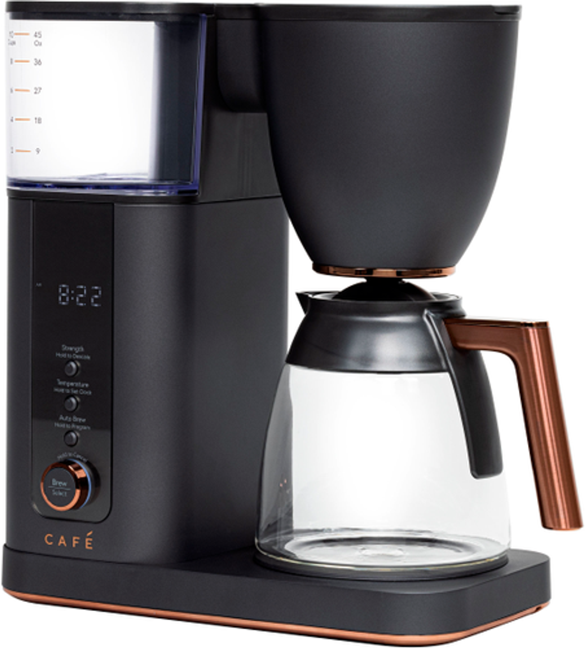 Café - Smart Drip 10-Cup Coffemaker with WiFi - Matte Black