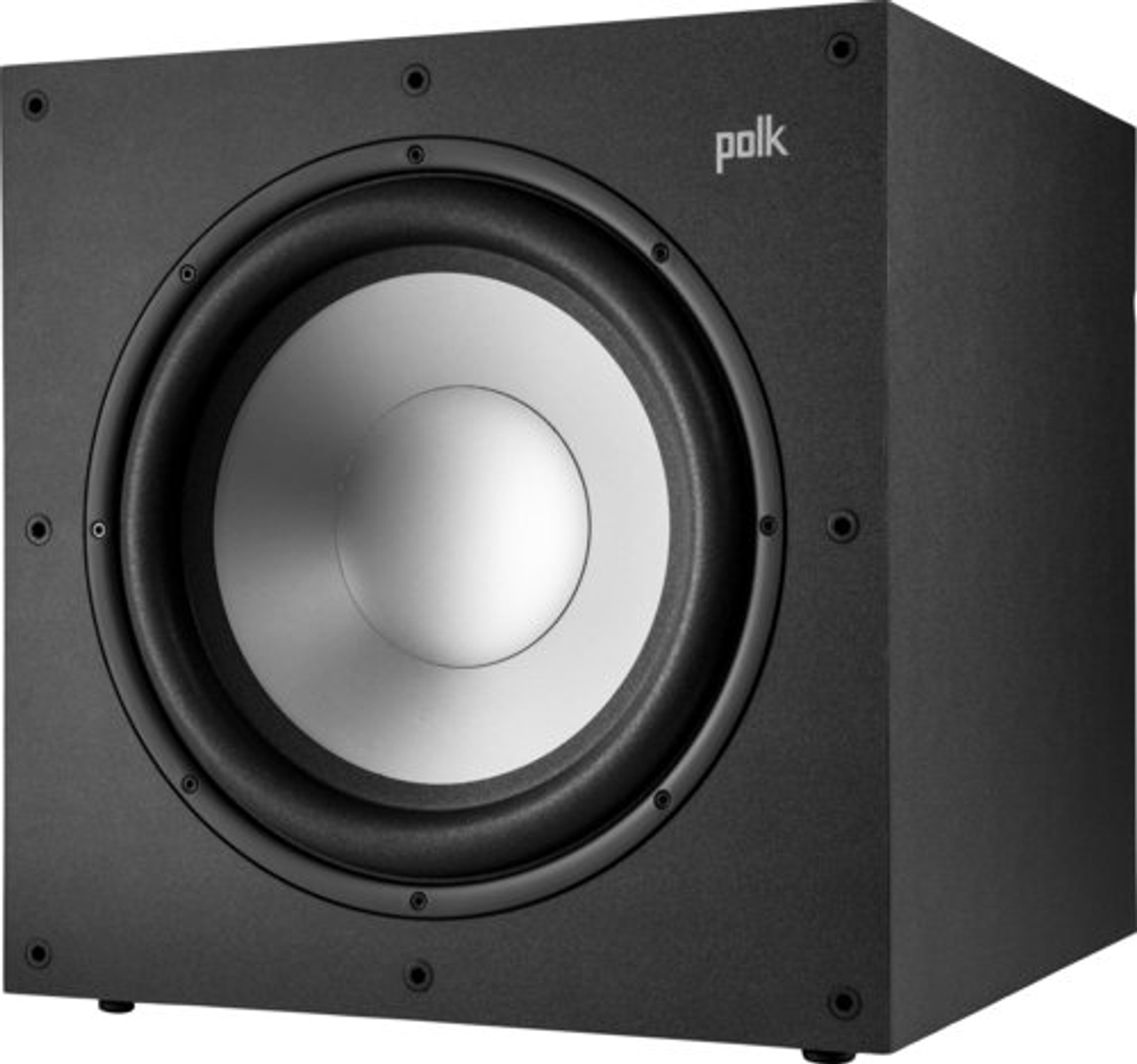 Polk Audio - Polk Monitor XT12 Powered Sub - 12" Woofer & 100W Class A/B Amplifier, Dolby Atmos & DTS:X Compatible (Midnight Black) - Midnight Black