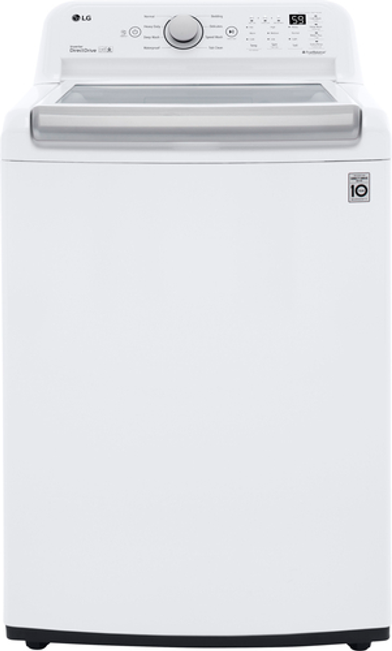 LG - 5.0 Cu Ft Top Load Washer - White