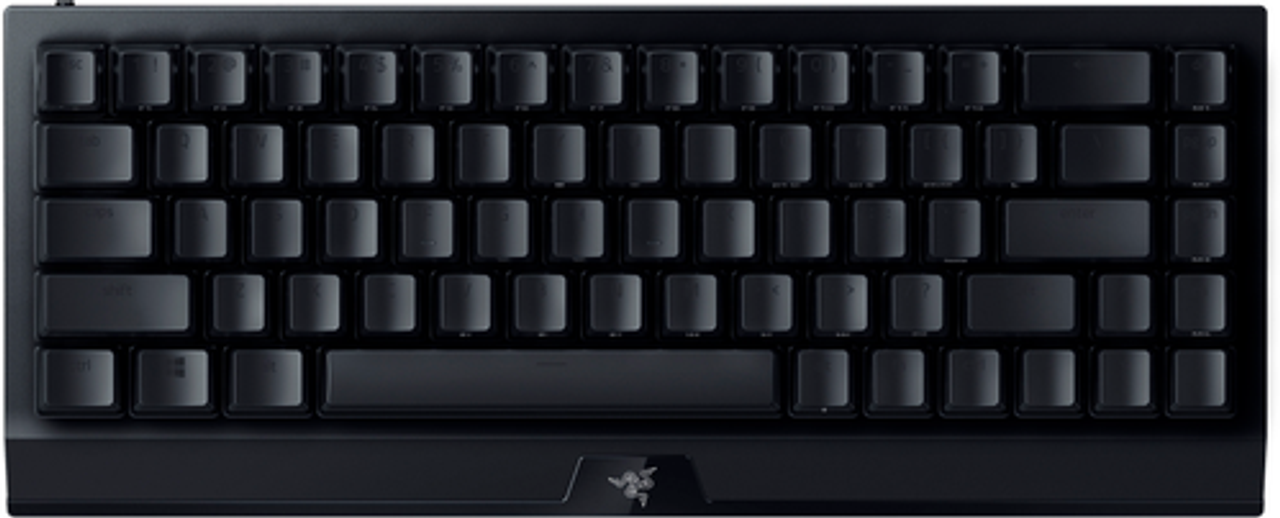 Razer - BlackWidow V3 Mini Hyperspeed Phantom Edition Wireless 65% Mechanical Gaming Yellow Switch Keyboard - Black