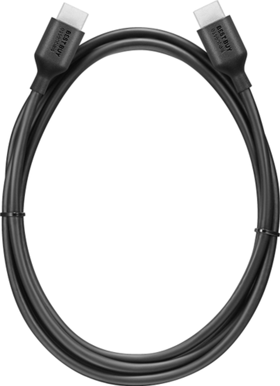 Best Buy essentials™ - 6' 4K Ultra HD HDMI Cable - Black