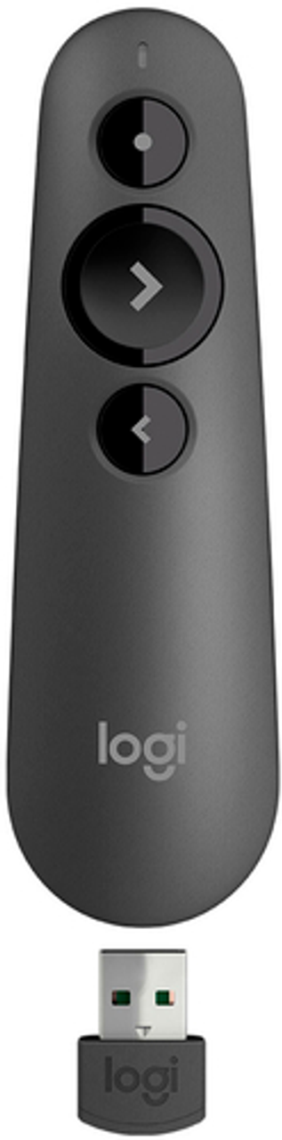 Logitech R500s Presenter Bluetooth and USB/Presentation Clicker - Graphite