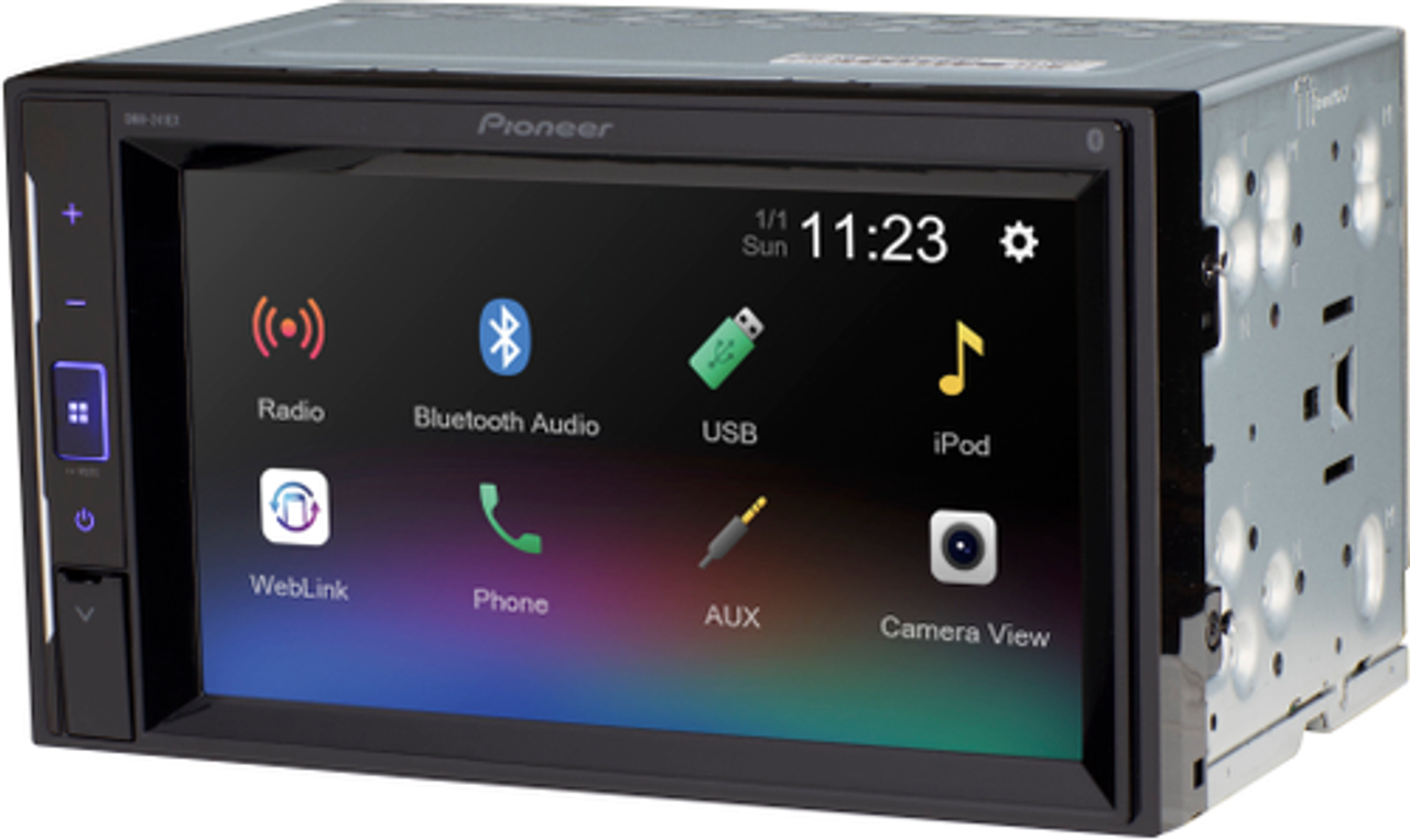 Pioneer - 6.2" - Vozsis with Amazon Bluetooth®, Alexa, Back-up Camera Ready, Smartphone Compatible - Digital Media Receiver - Black