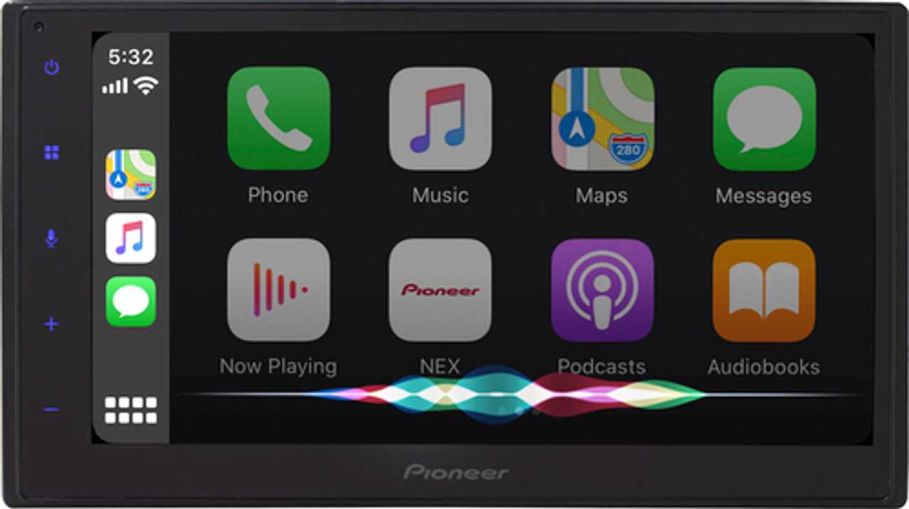 Pioneer - 6.8" – Bluetooth®, Android Auto™, Apple CarPlay®, SiriusXM Ready – Multimedia Digital Media Receiver - Black