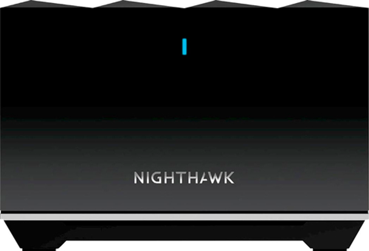NETGEAR - Nighthawk AX3600 Tri-Band Wi-Fi 6 Mesh Add-On Satellite - Black
