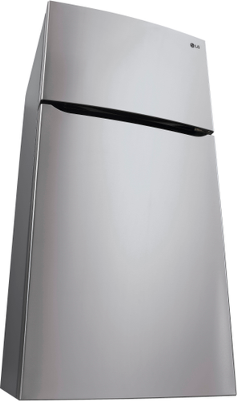 LG - 23.8 Cu Ft Top Mount Refrigerator with Internal Water Dispenser - Stainless Steel