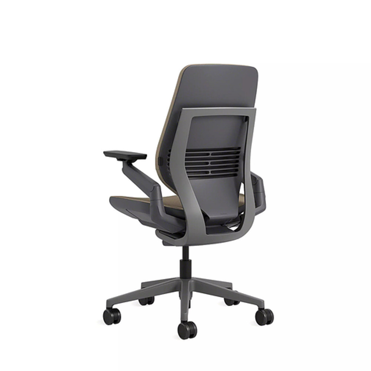 Steelcase - Gesture Shell Back Office Chair in Oatmeal Fabric with Hard Casters