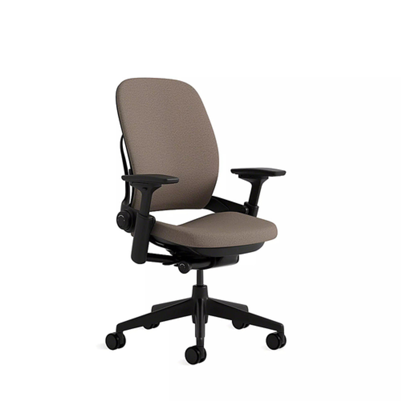 Steelcase - Leap Office Chair in Truffle Fabric with Hard Floor Casters