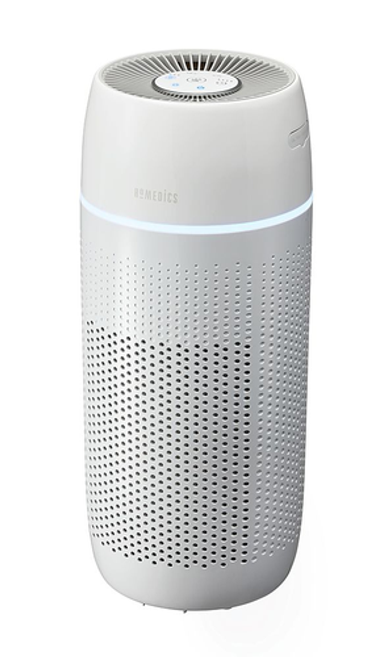 HoMedics - TotalClean PetPlus 5-in-1 Tower Air Purifier - White