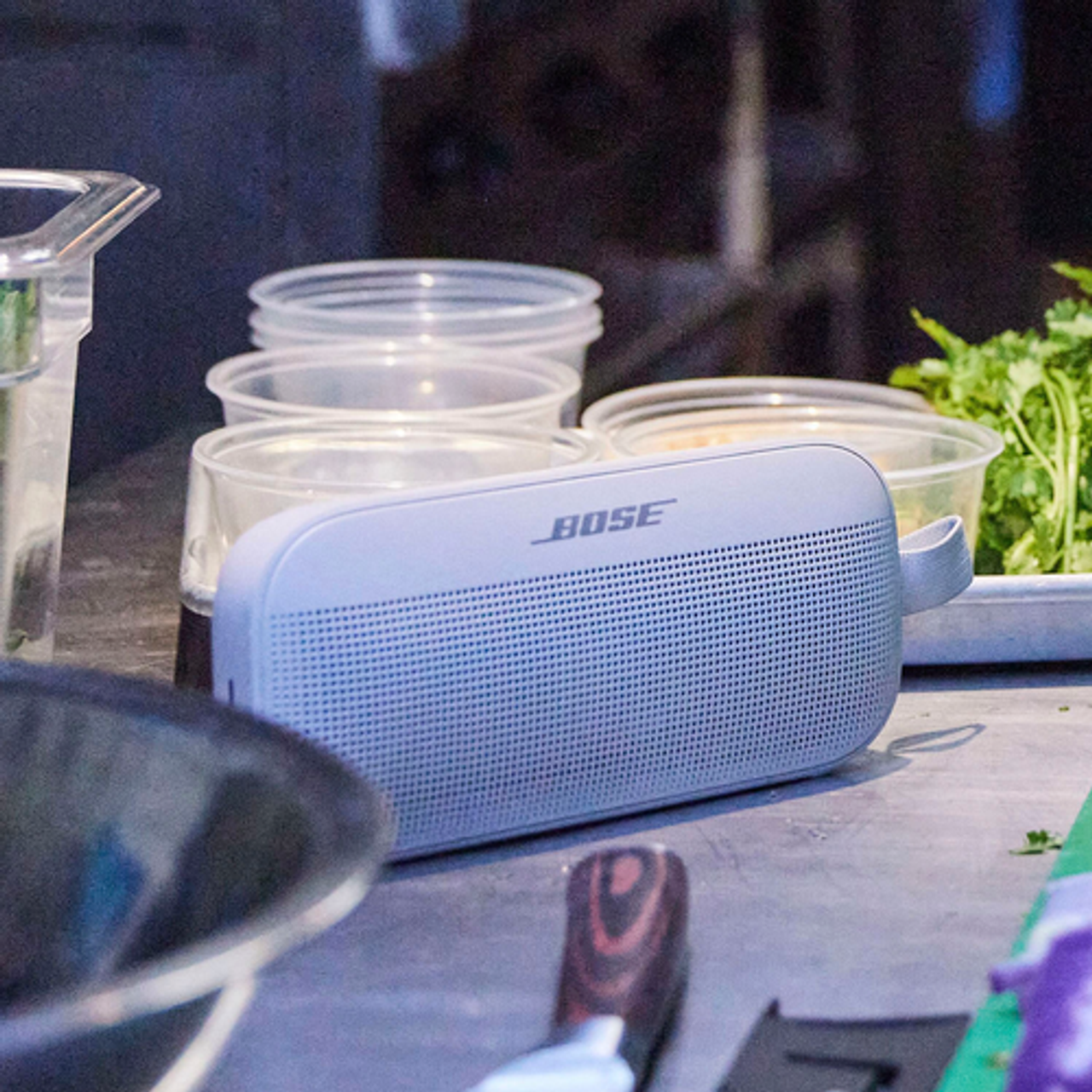 Bose - SoundLink Flex Portable Bluetooth Speaker - White Smoke