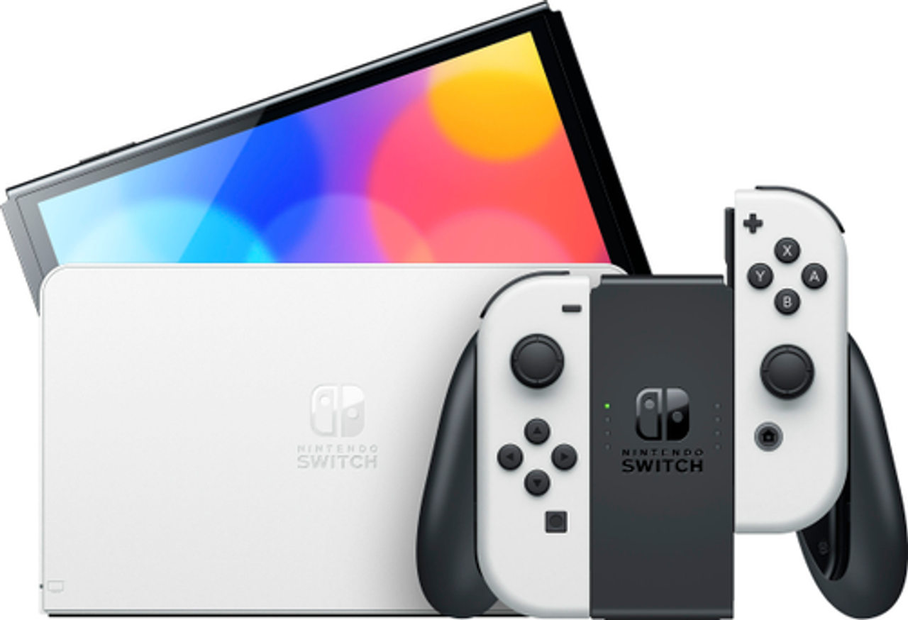 Geek Squad Certified Refurbished Nintendo Switch™ – OLED Model w/ White Joy-Con™