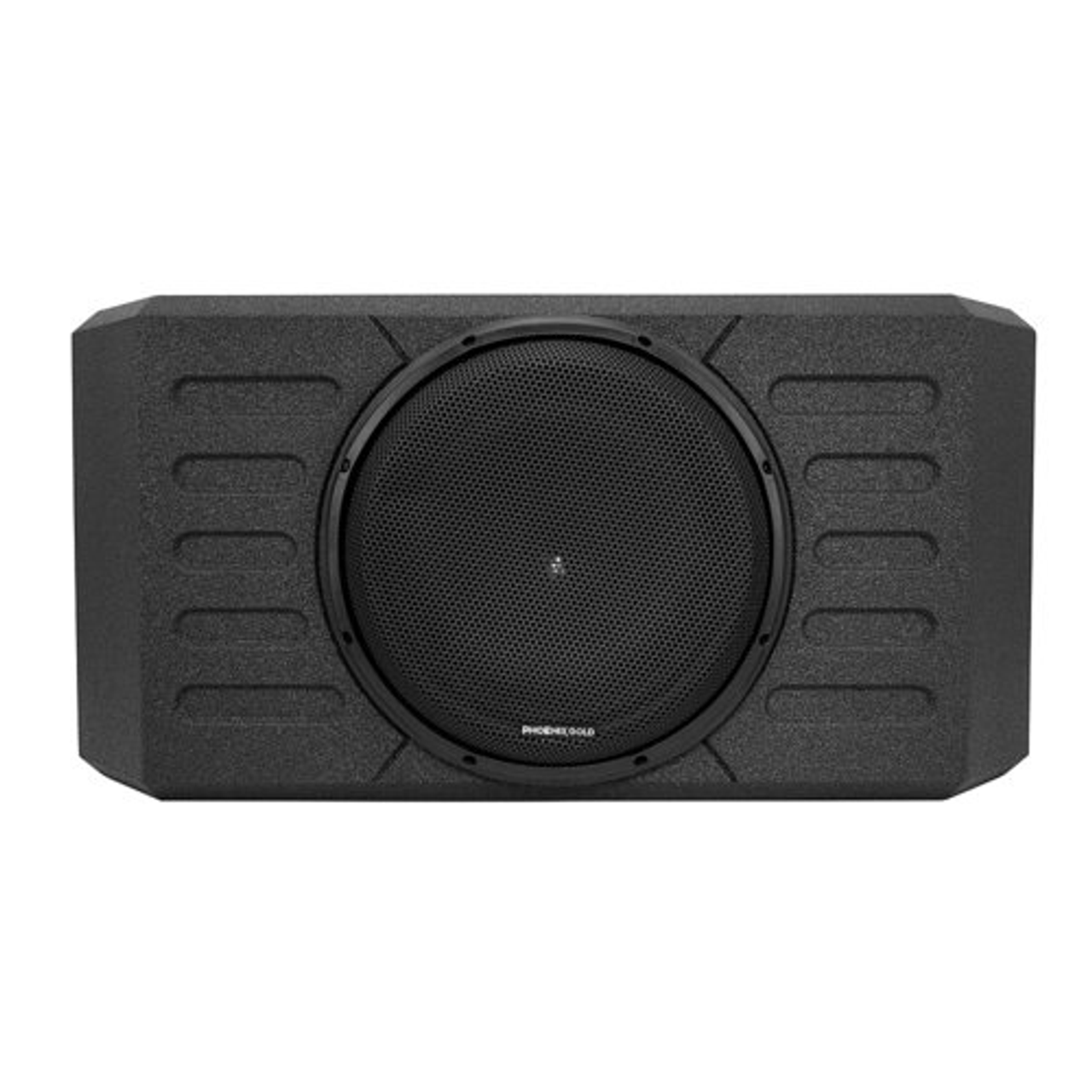 Phoenix Gold - 12” 400W 2-Ohm Loaded Swing Gate-Mounted Subwoofer Enclosure for Select 2007-2021 Jeep Wrangler Vehicles - Black