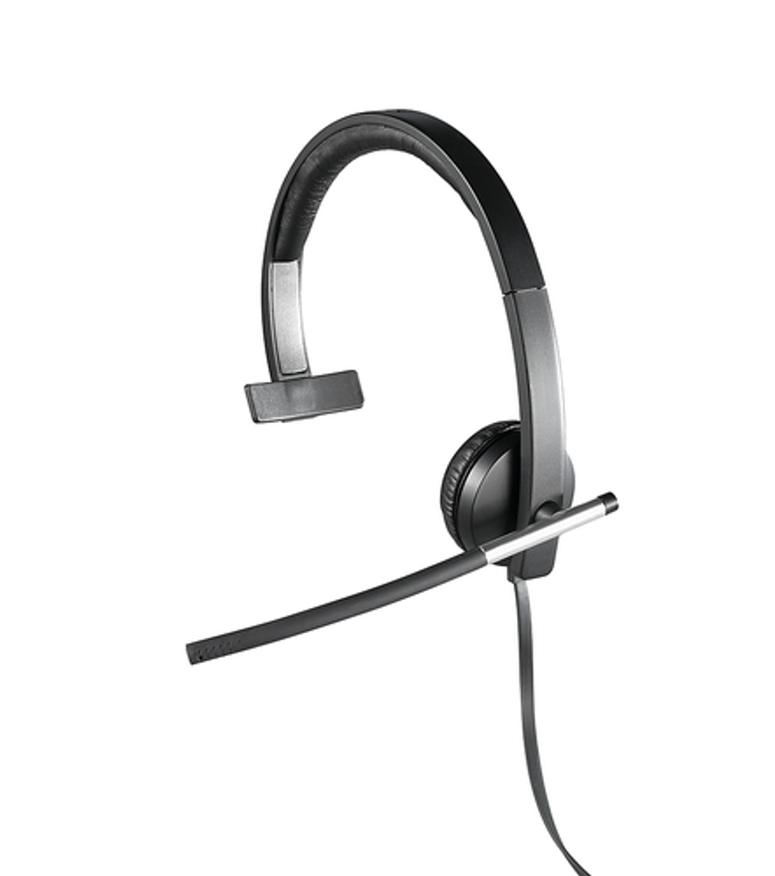 Logitech - H650E Headset Mono - Black