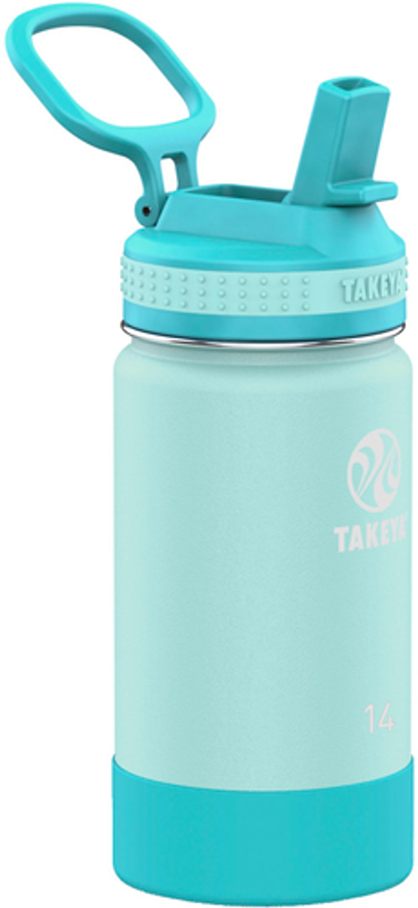 Takeya - Actives Kids 14oz Straw Bottle - Surfer Lagoon