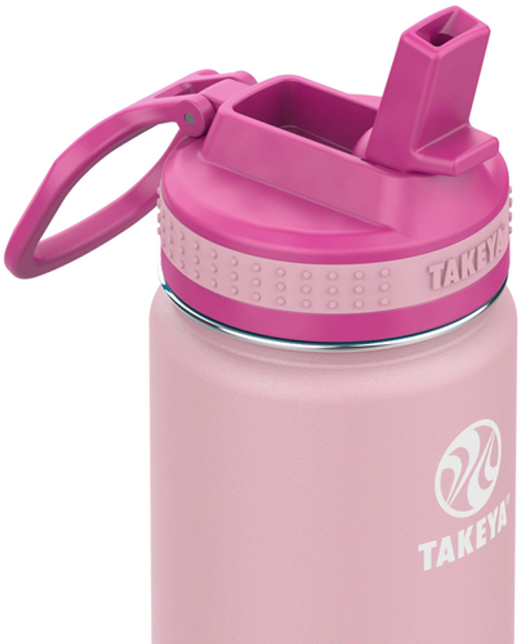 Takeya - Actives Kids 14oz Straw Bottle - Blush/Super Pink