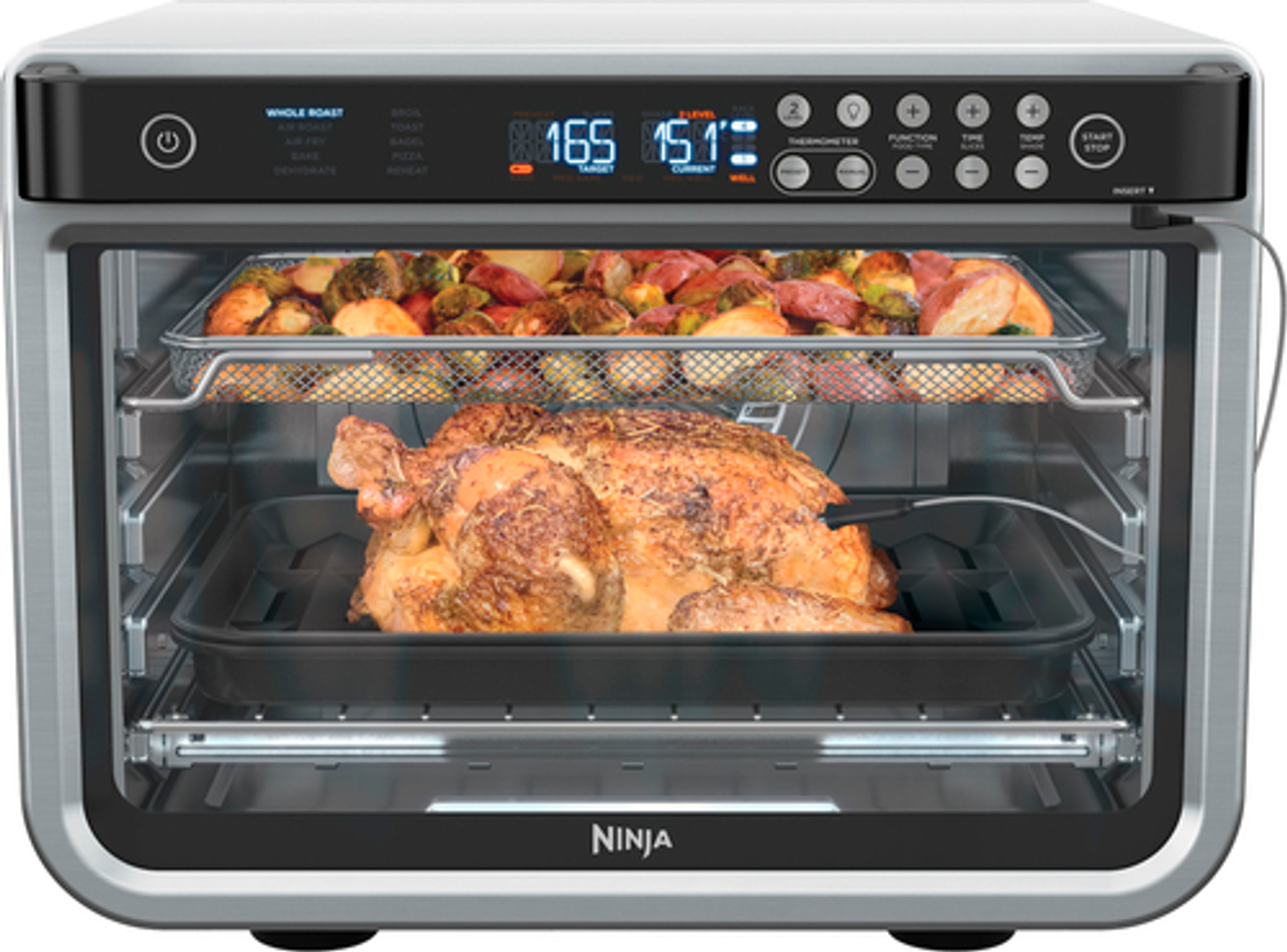 Ninja - Foodi 10-in-1 Smart XL Air Fry Oven - Stainless Silver