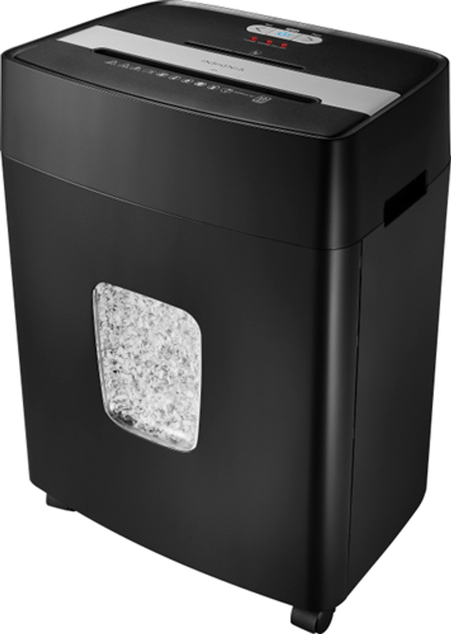 Insignia™ - 10-Sheet Microcut Shredder - Black