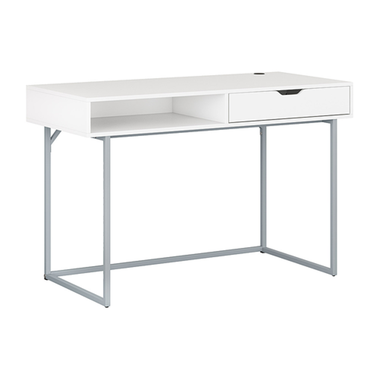 CorLiving Auston Single Drawer Desk - White