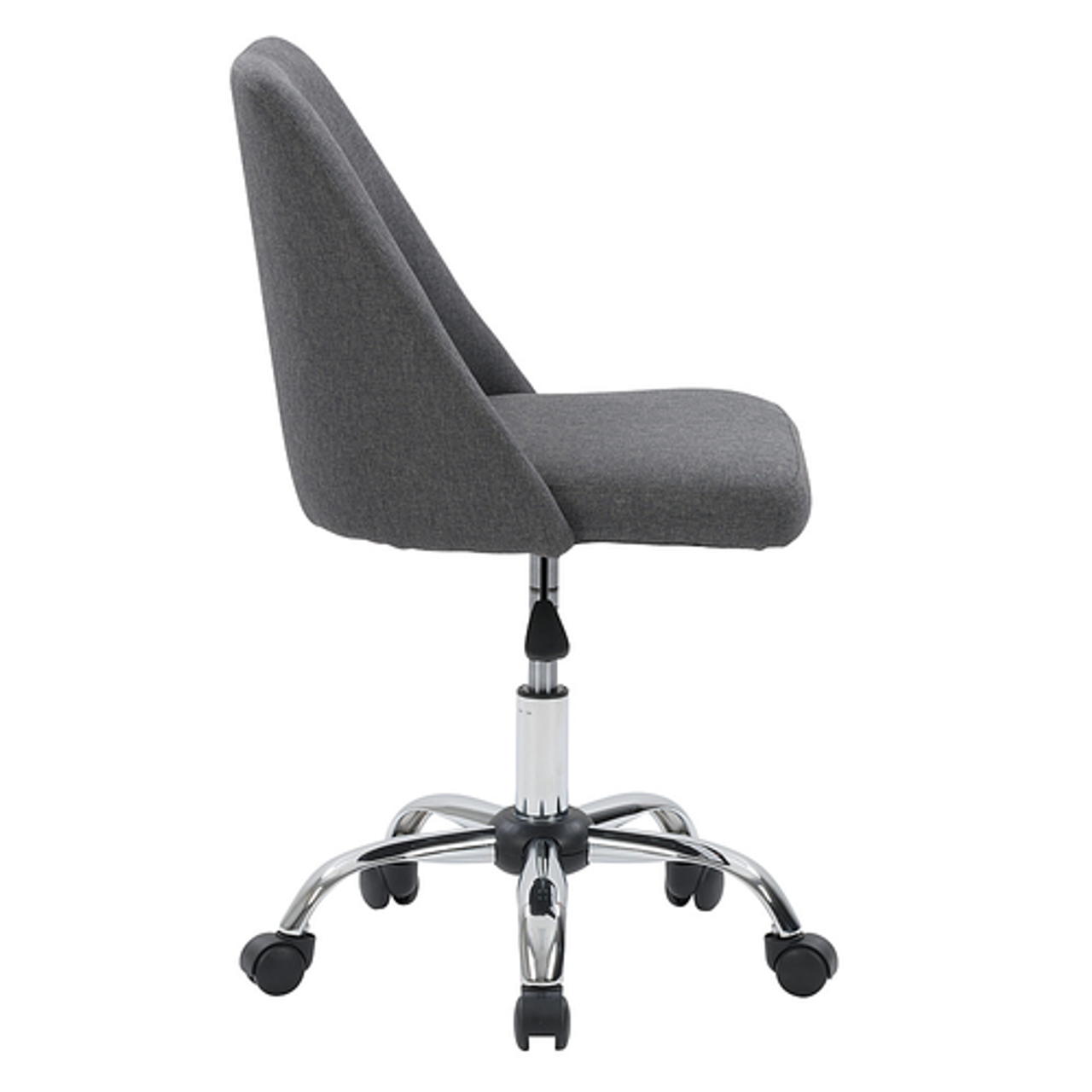 CorLiving Marlowe Upholstered Armless Task Chair - Dark Grey