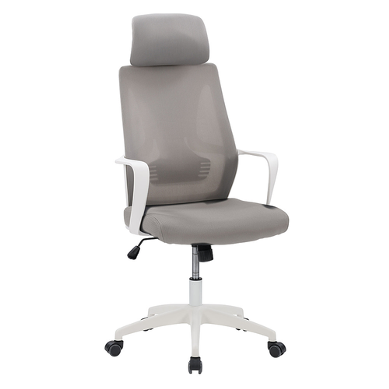 CorLiving Workspace Mesh Back Office Chair - Grey and White
