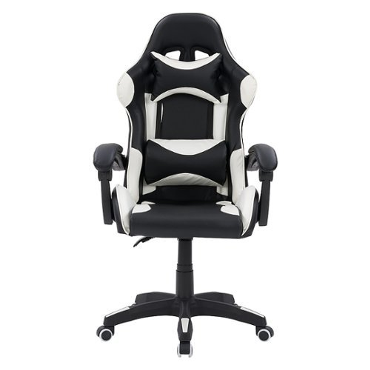 CorLiving Ravagers Gaming Chair in - Black and White