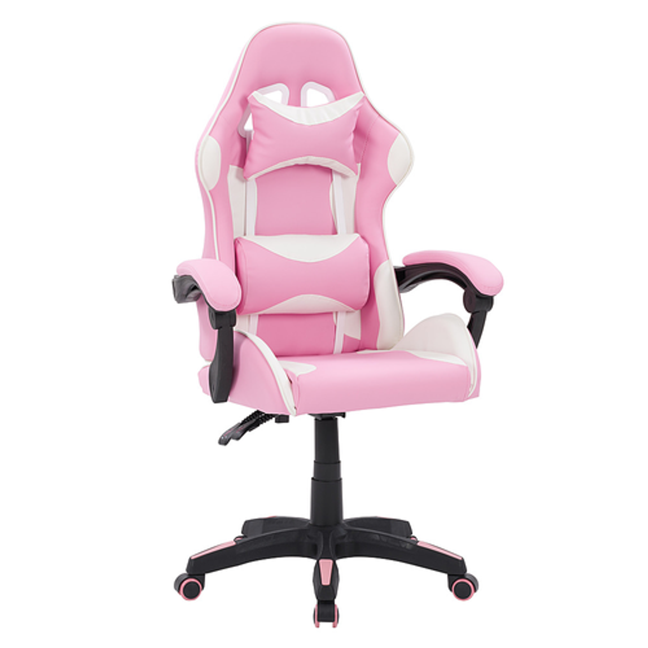 CorLiving Ravagers Gaming Chair in - Pink and White