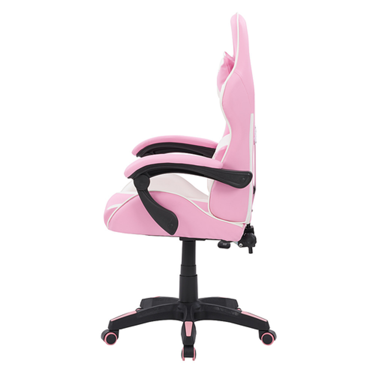 CorLiving Ravagers Gaming Chair in - Pink and White