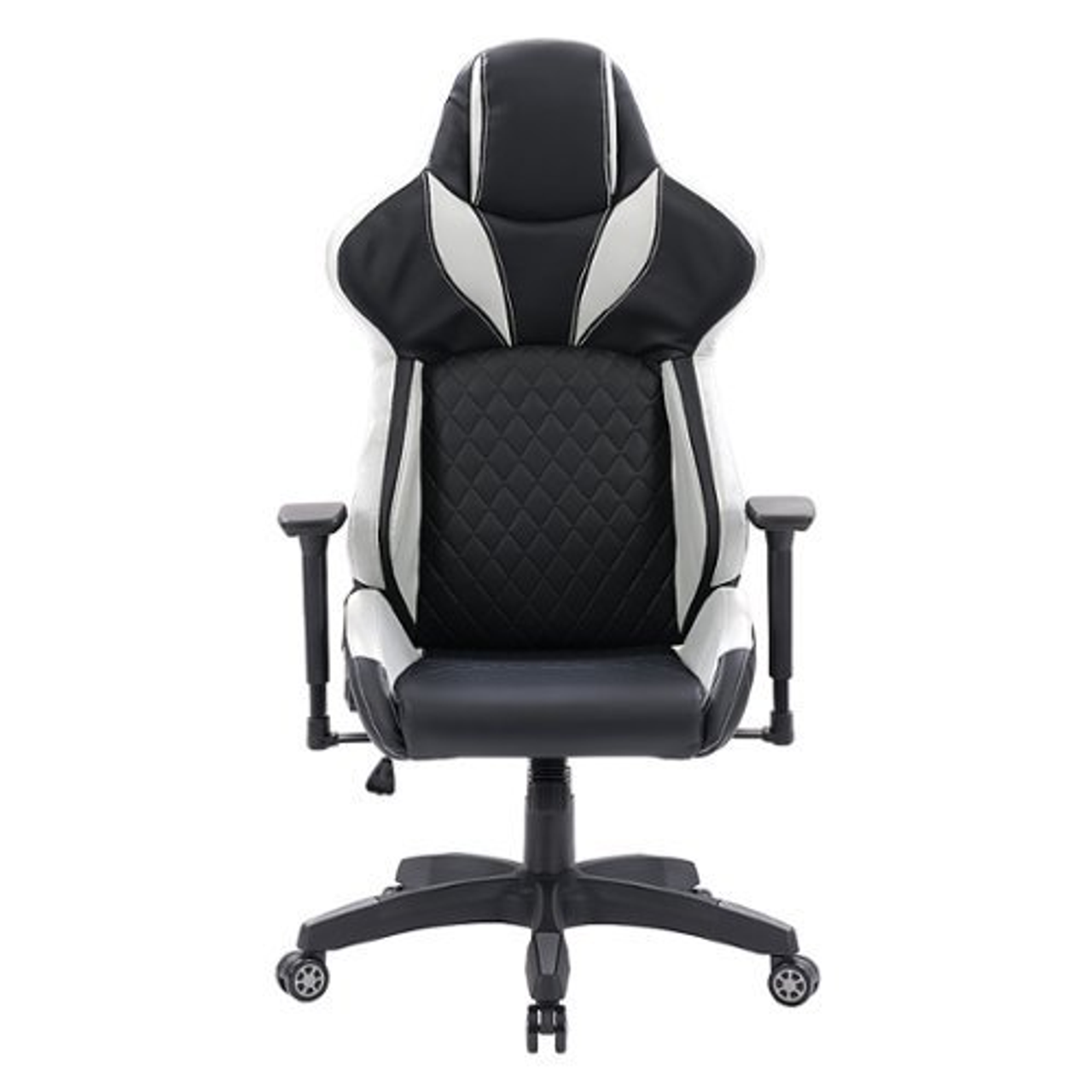CorLiving Nightshade Gaming Chair - Black and White