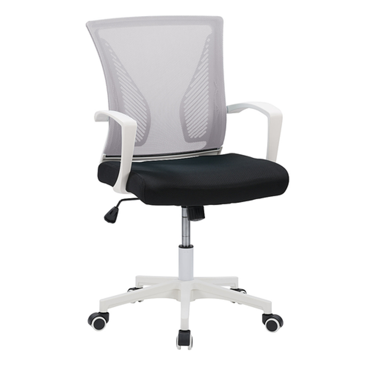CorLiving Workspace Ergonomic Grey Mesh Back Office Chair - Grey and White