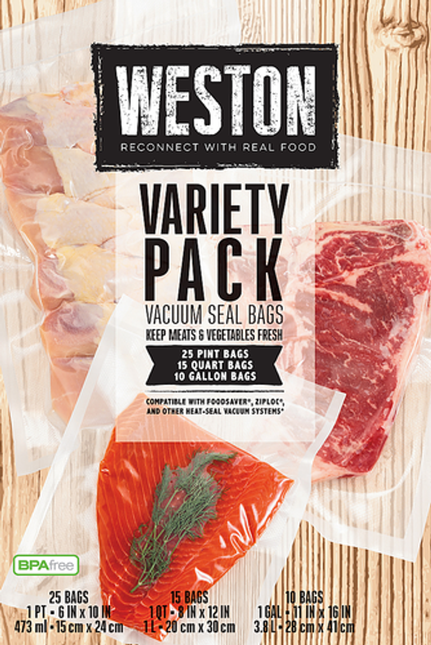 Weston Variety Pack Vacuum Seal Bags - N/A