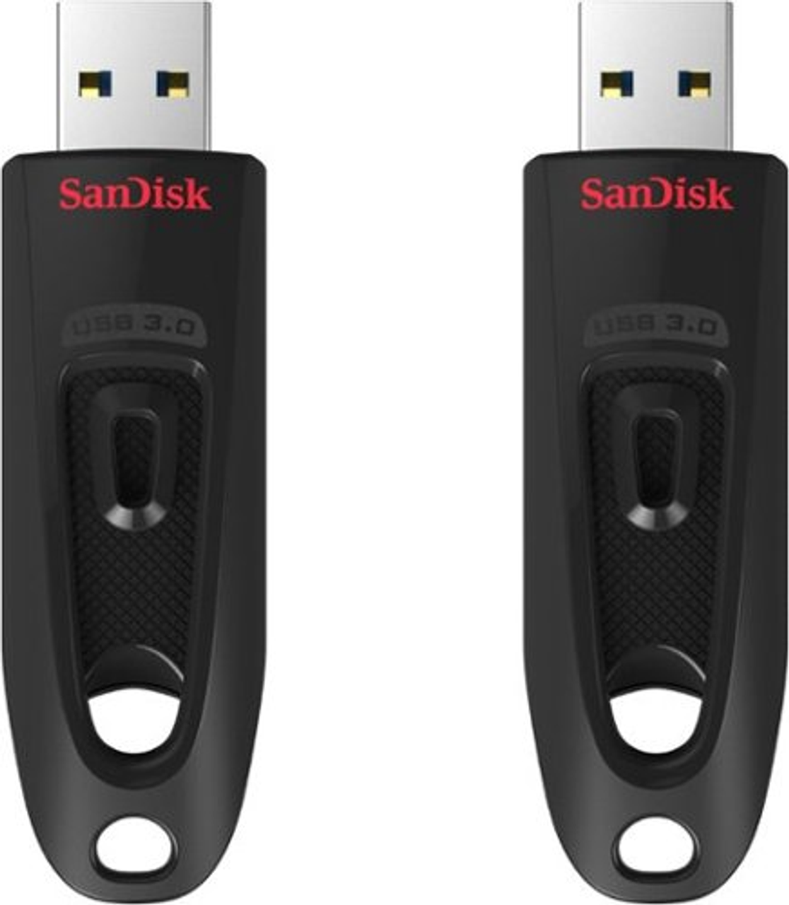 SanDisk - Ultra 64GB USB 3.0 Type-A Flash Drive with Hardware Encryption (2-Pack)