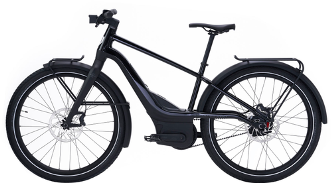 Serial 1 - RUSH/CTY eBike, w/ up to 115mi Max Operating Range & 20mph Max Speed, Large - Black