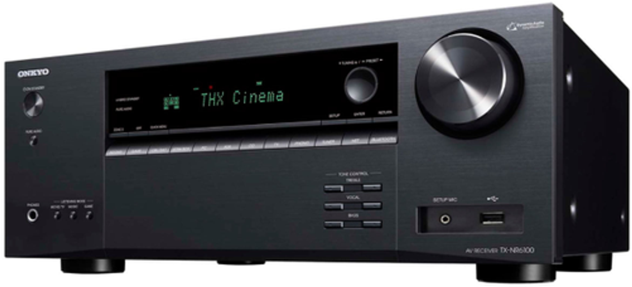 Onkyo - TX-NR6100 7.2 Channel THX Certified Network A/V Receiver - Black