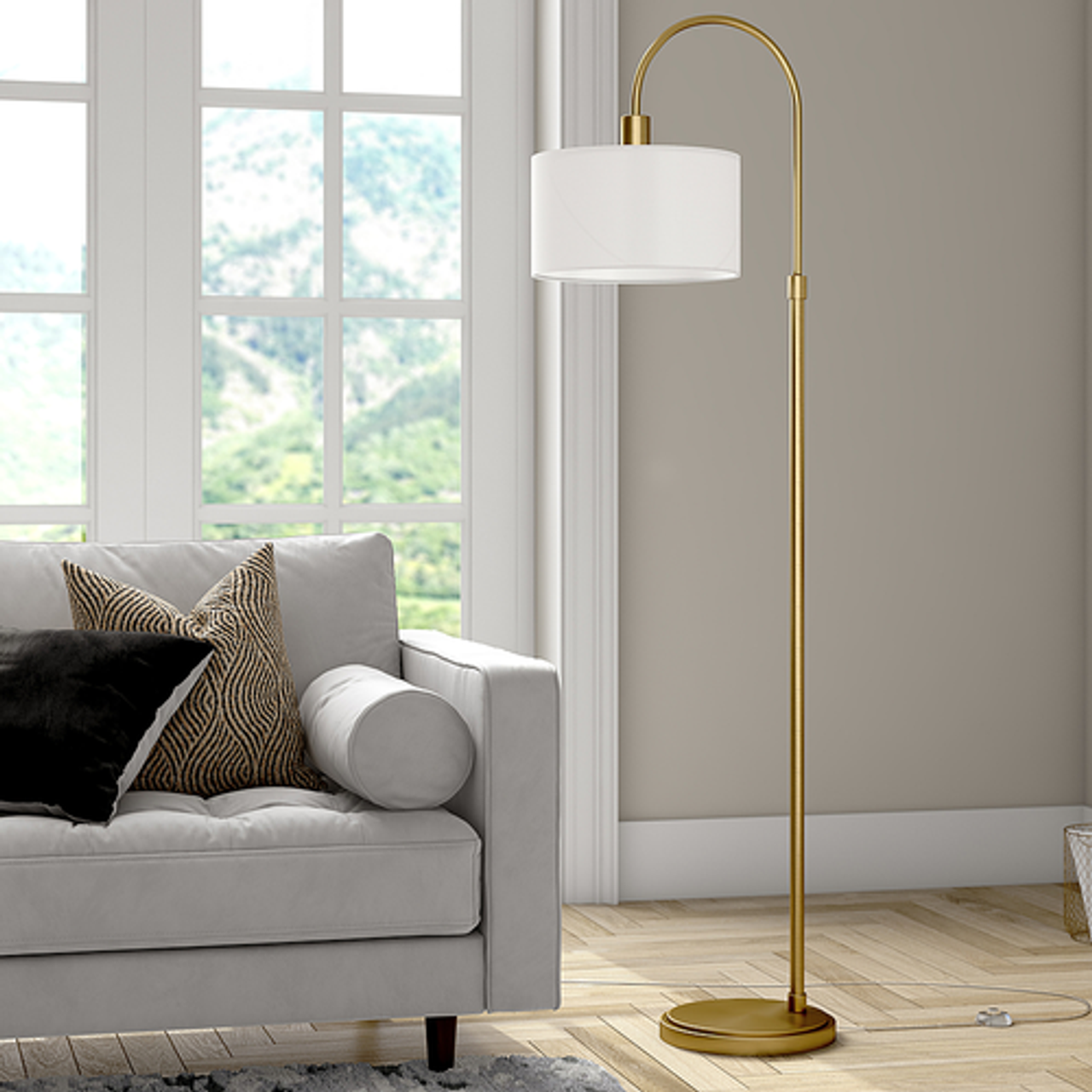 Camden&Wells - Veronica Floor Lamp - Brass