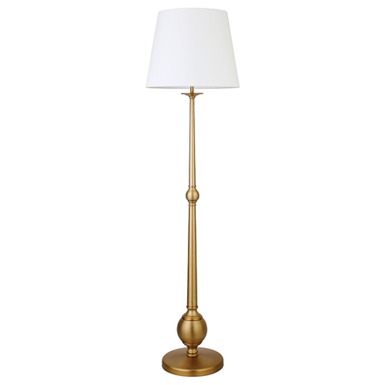 Camden&Wells - Wilmer Floor Lamp - Brushed Brass