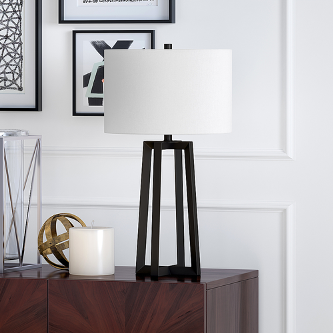 Camden&Wells - Helena Table Lamp - Black