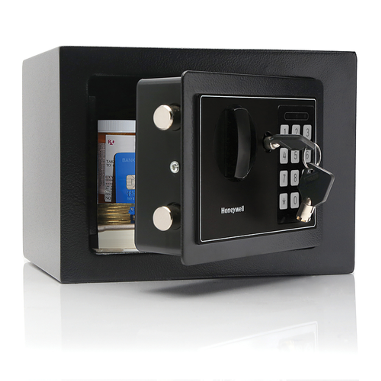 Honeywell Compact Digital Security Box .17 CU Black - black