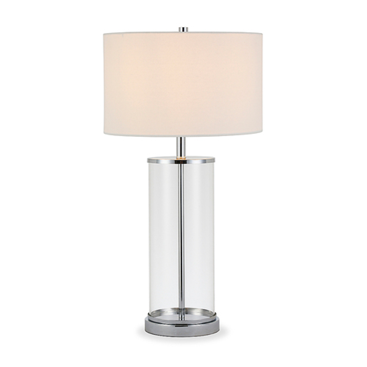 Camden&Wells - Rowan Table Lamp - Clear/Silver