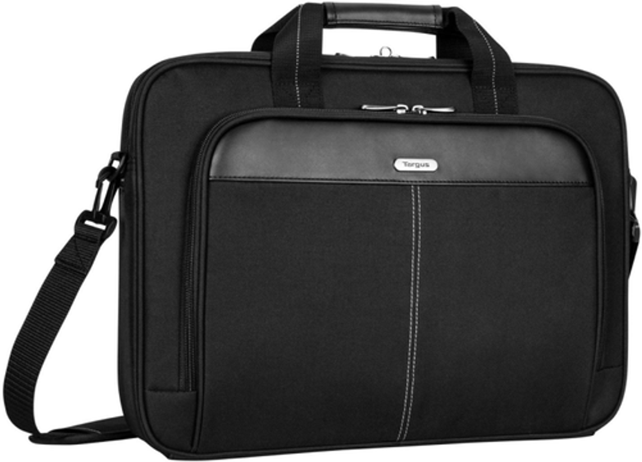 Targus - Classic Slim Briefcase for 15.6 Laptops - Black