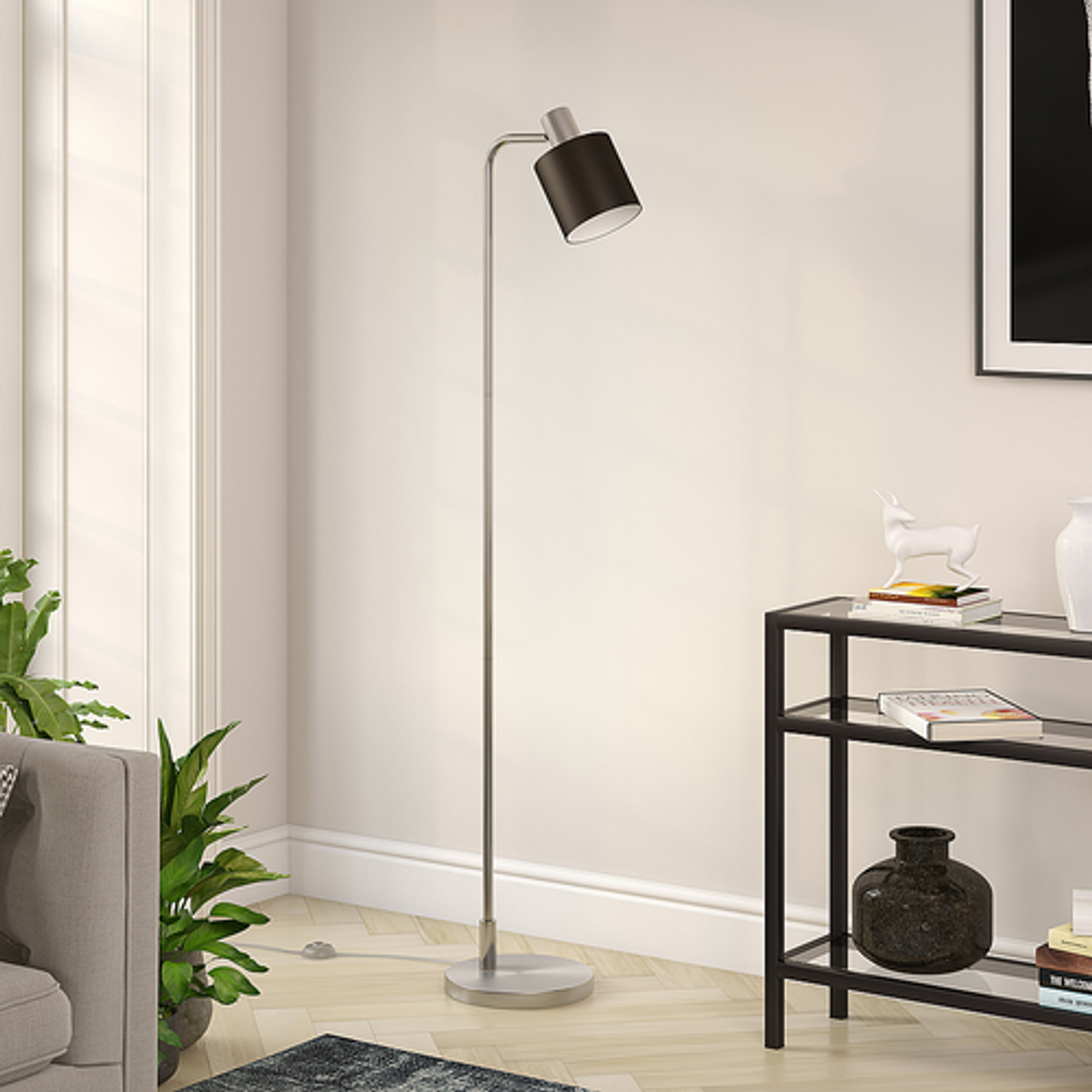 Camden&Wells - Thew Floor Lamp - Nickel