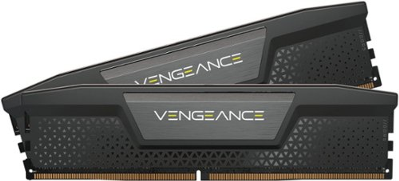 CORSAIR - VENGEANCE 32GB (2Pk 16GB) 5.2GHz DDR5 DIMM Desktop Memory Kit - Black