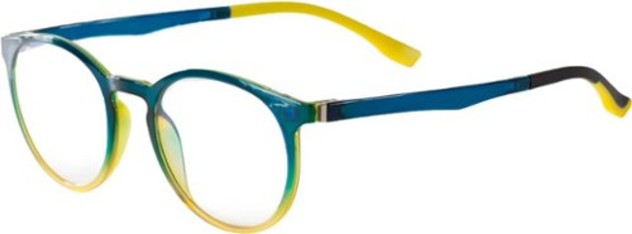 Wavebalance - THE POET TIE DYE FRAME AND CLIP - Blue & Yellow