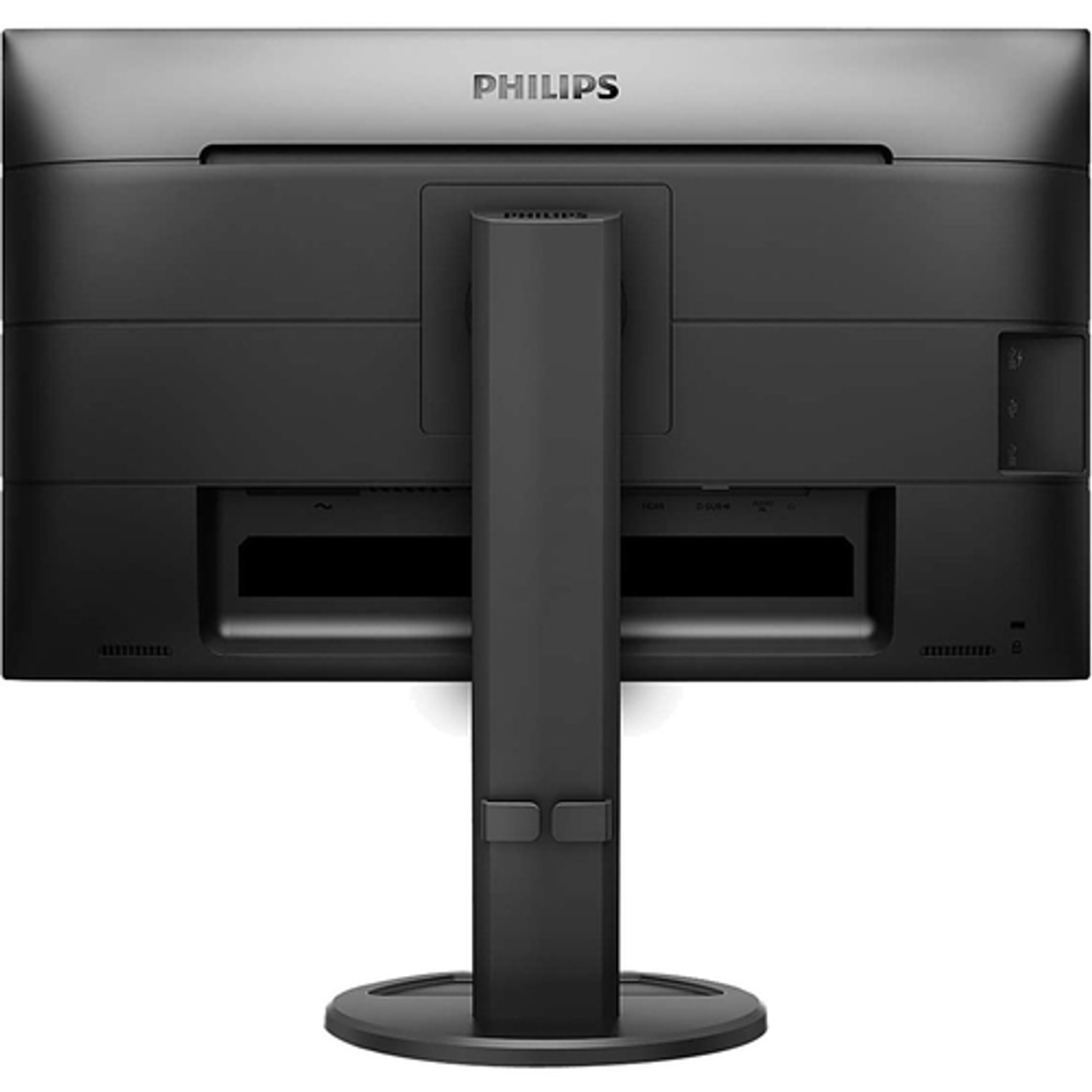 Philips - 23.8 LCD FHD Monitor (DisplayPort VGA, USB, HDMI, DVI) - Black