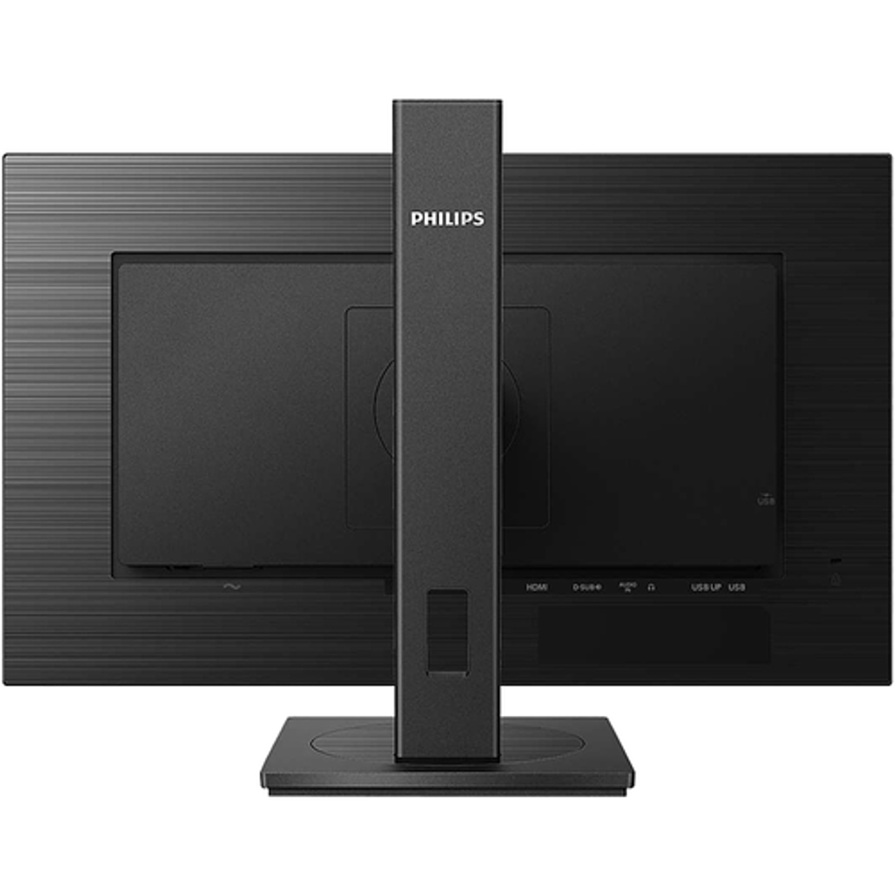 Philips - 27 LCD FHD Monitor (DisplayPort VGA, USB, HDMI, DVI) - Textured Black