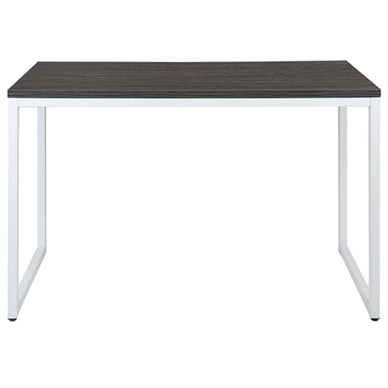 Flash Furniture - Industrial Modern Desk-47"L Commercial Grade Home Office Desk-Rustic Gray/White - Rustic Gray Top/White Frame
