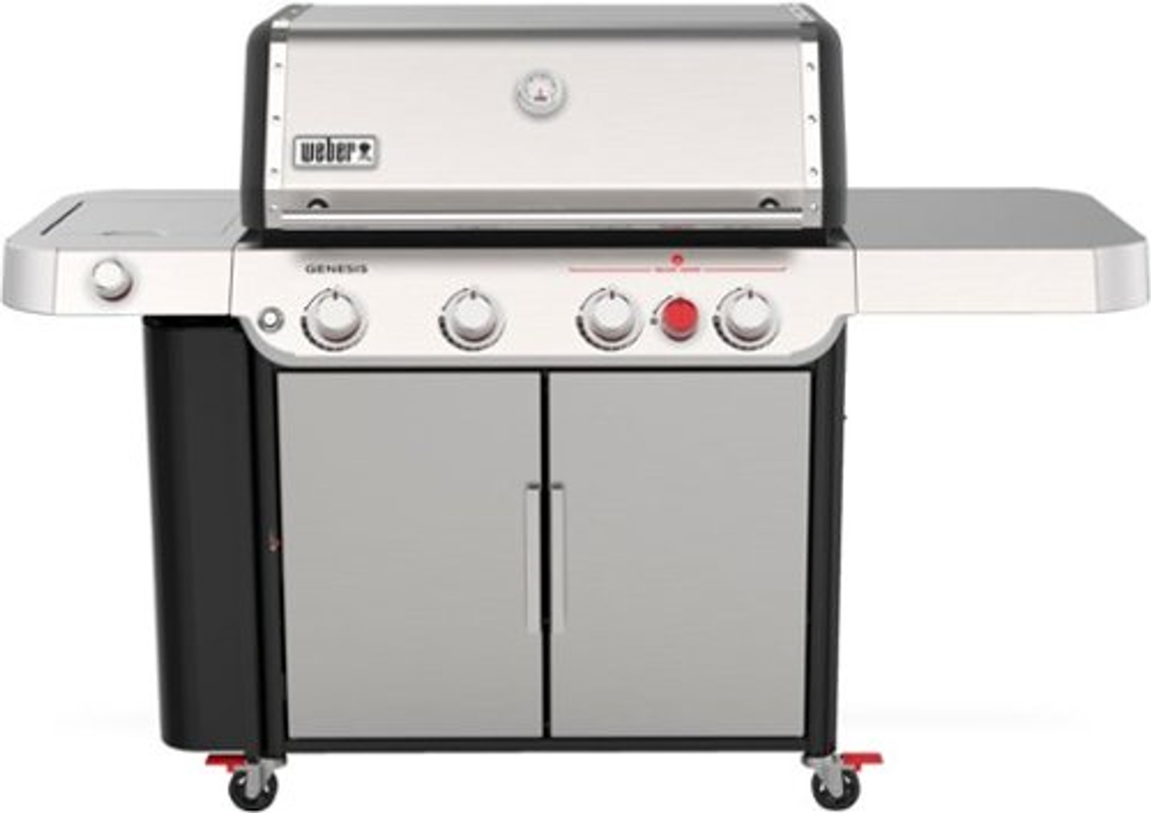 Weber - Genesis S-435 4-Burner Propane Gas Grill - Stainless Steel